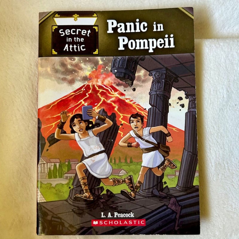 Panic in Pompeii by L. A. Peacock (Trade Paperback)