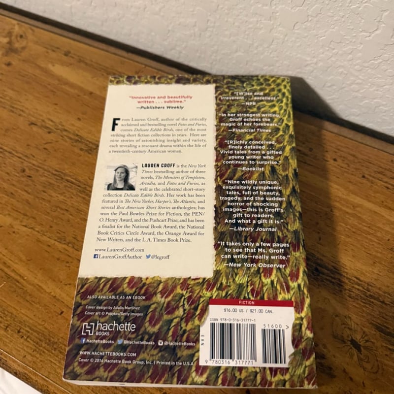 Delicate Edible Birds by Lauren Groff, Paperback Pangobooks