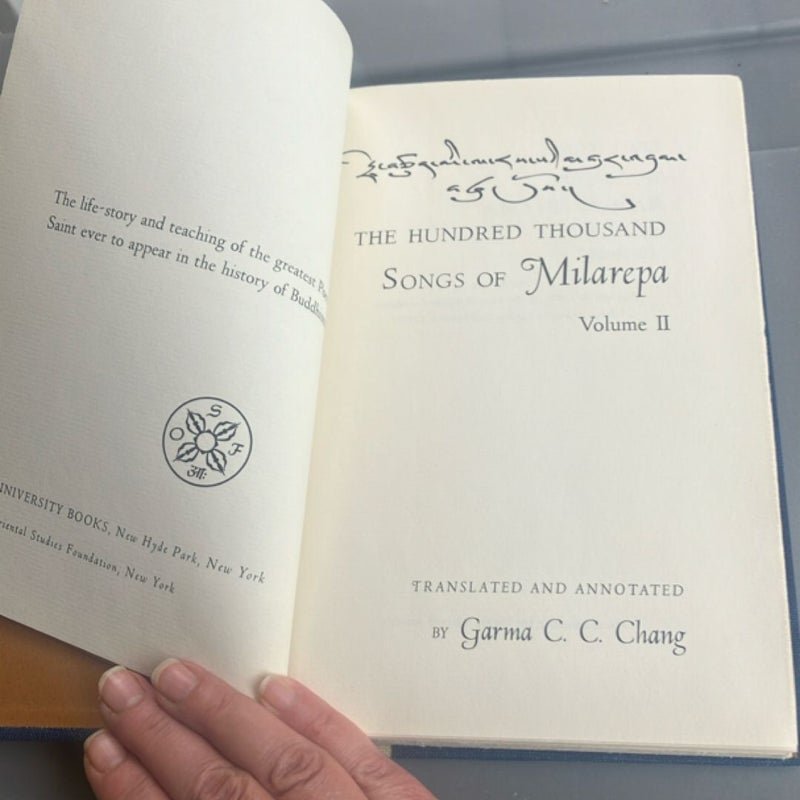 The Hundred Thousand Songs of Milarepa 