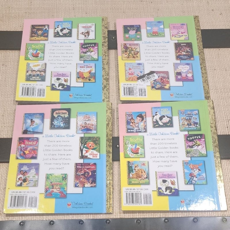 Lot of 4 Little Golden Kids Books 7