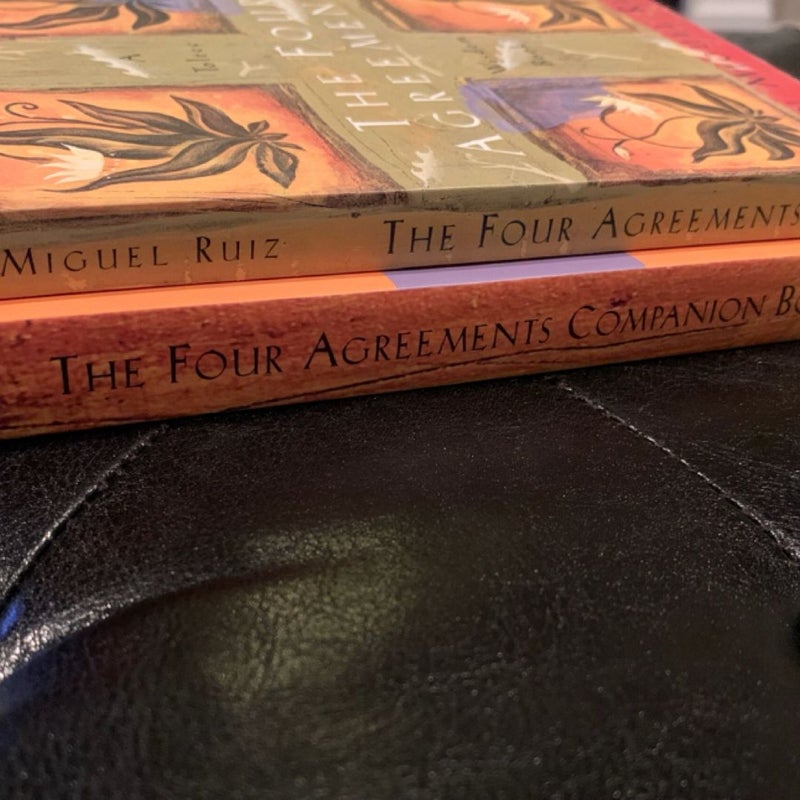 Bundle- The Four Agreements Toltec Wisdom Book & Companion Book