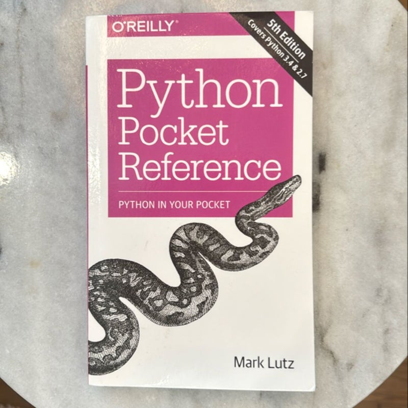 Python Pocket Reference