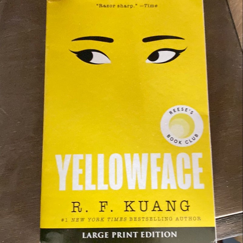 Yellowface (large print)