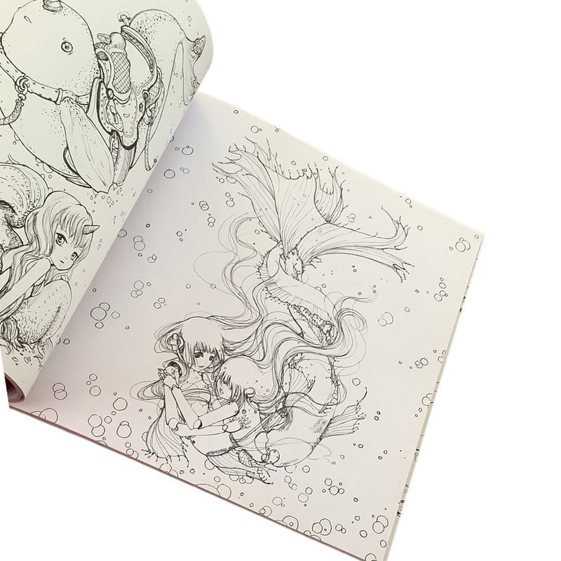 Pop Manga Coloring Book