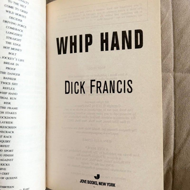 Whip Hand