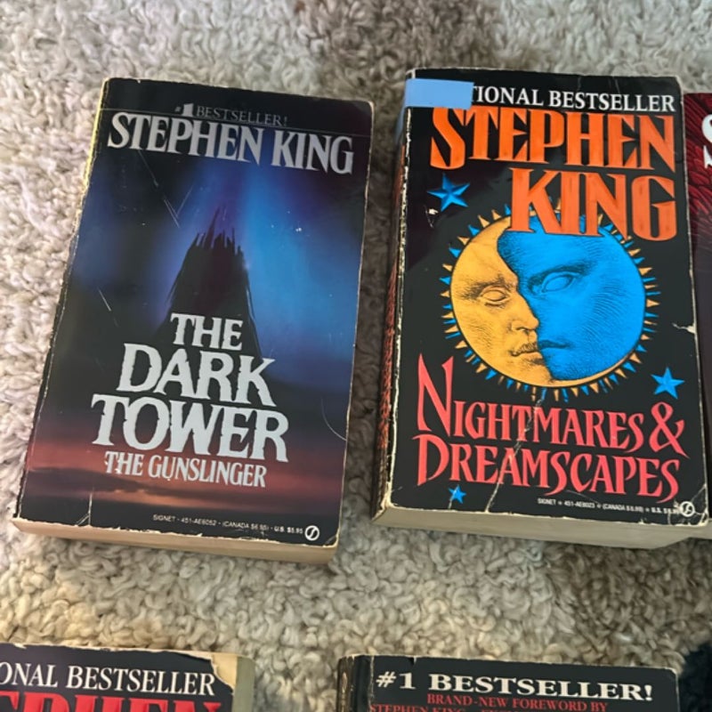 Stephen King lot of 10 (misery, the stand, thinner, dark tower, more)