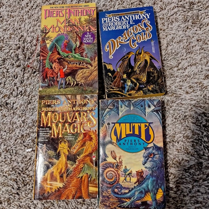 Vintage Piers Anthony Science Fiction Paperback Books Bundle x16