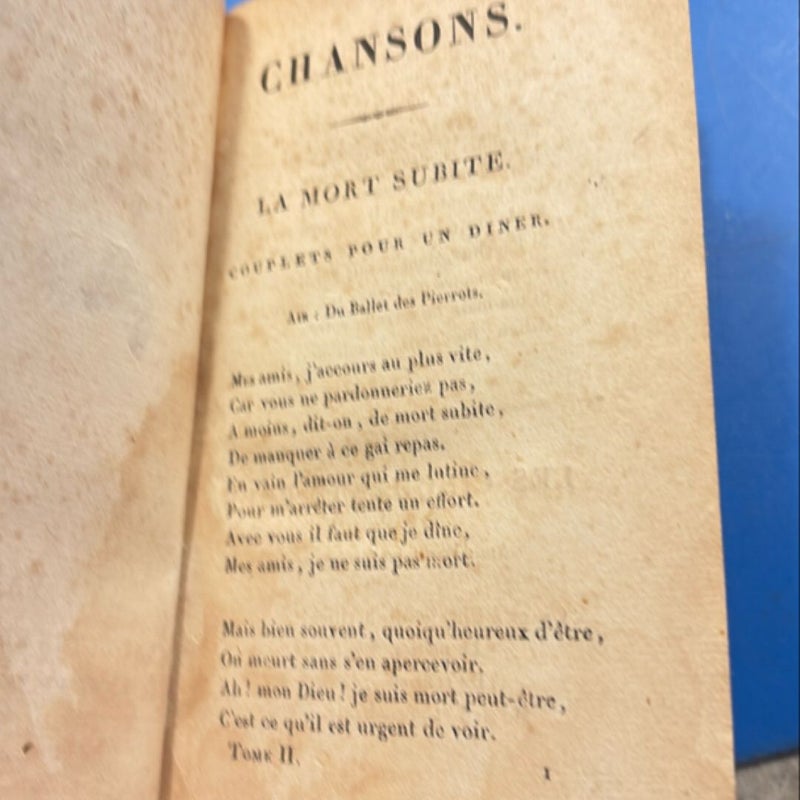 Chansons De P. J. De Beranger 