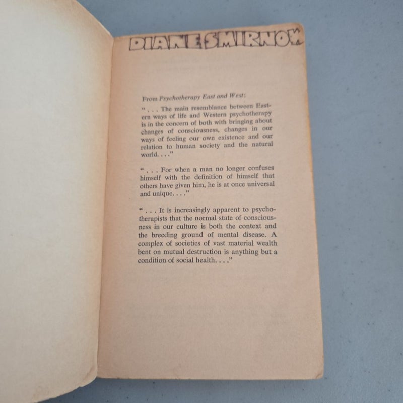 Psychotherapy East and West