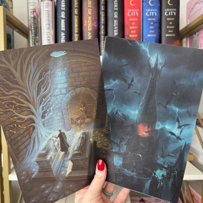 Throne of Glass Collector's Edition (including page overlays from The Dusty Shop)