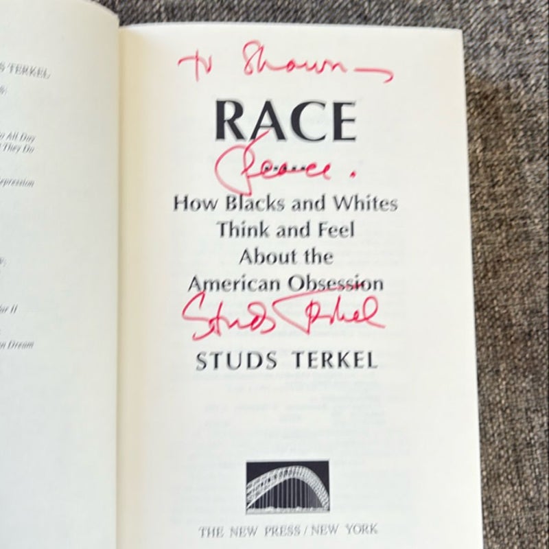 Race - SIGNED FIRST EDITION