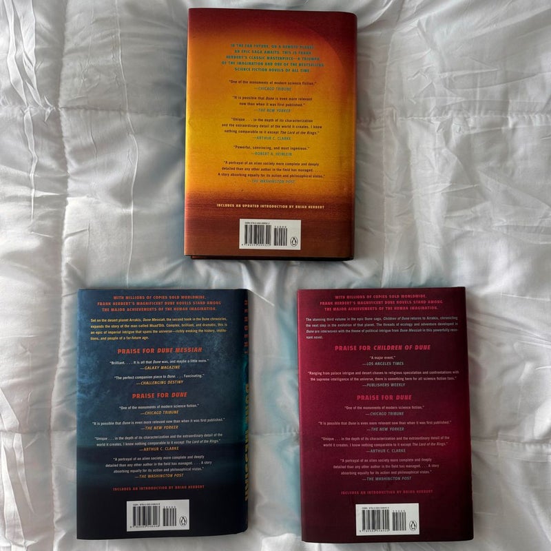 Dune Saga 3-Book Deluxe Hardcover Boxed Set