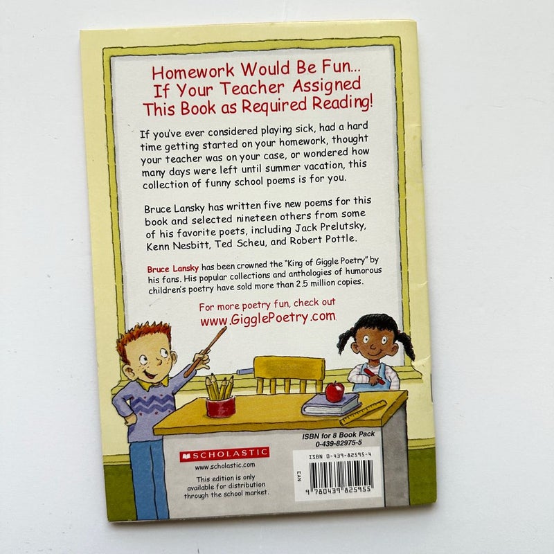 If I Ran the School book, School Poems Selected