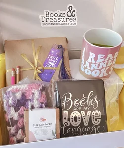 Blind Date with a Book Box with Handmade Gifts Mystrey Box 
