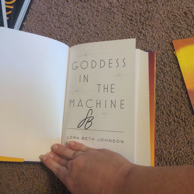 Goddess in the Machine signed owlcrate edition