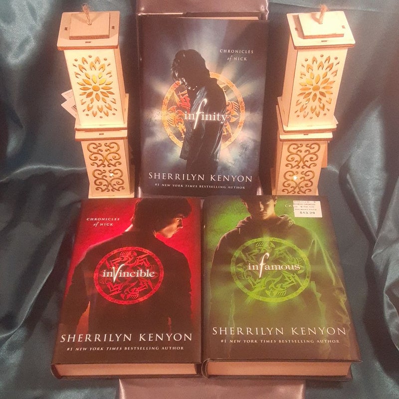 Chronicles of Nick book set: 1 Infinity, 2 Invincible, 3 Infamous