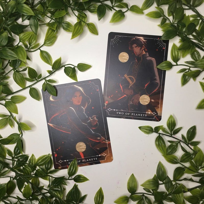 FairyLoot Tarot Cards Ace and Two of Planets (Dania & Mazin) For She is Wrath