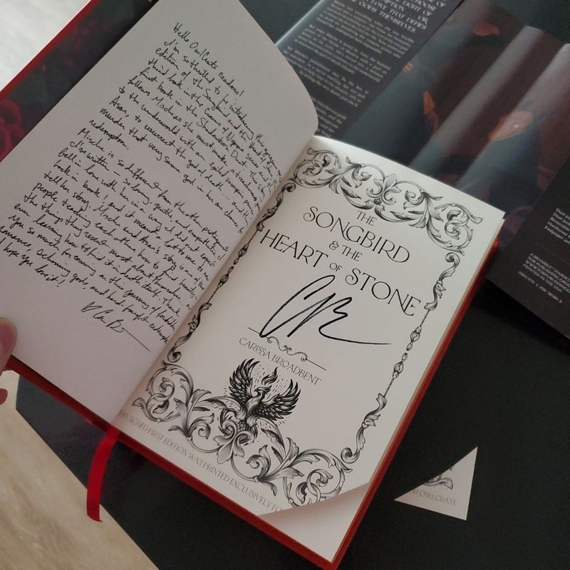 OWLCRATE SIGNED The Songbird and the Heart of Stone 