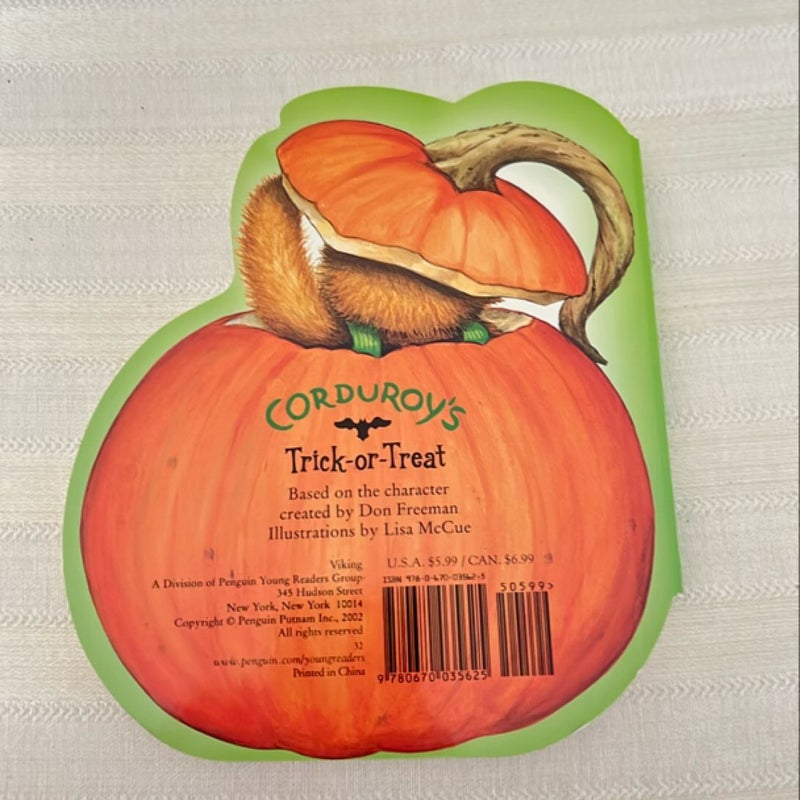 Corduroy's Trick or Treat