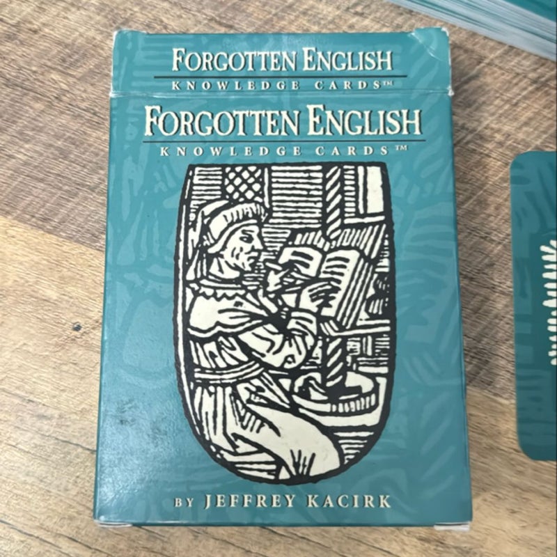 Forgotten English