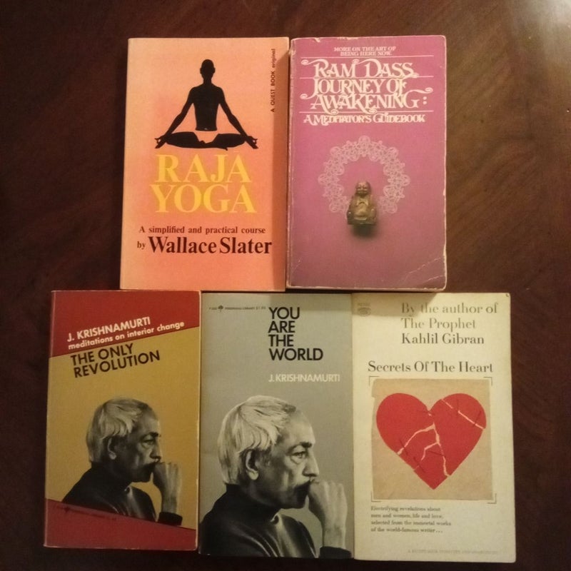 Lot of 5 spitituality books 