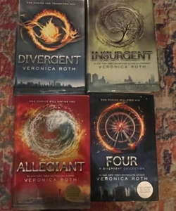 Divergent Complete Series Lot of 4 Hardcover Books Veronica Roth VG