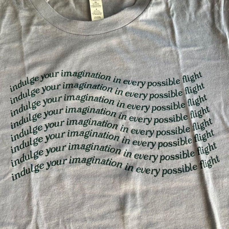 Inkwell Threads Bookish Tee: Jane Austen Imagination Quote