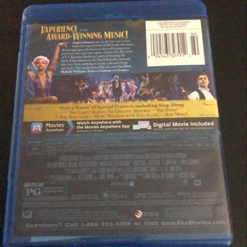 The Greatest Showman   - DVD  & Blu Ray