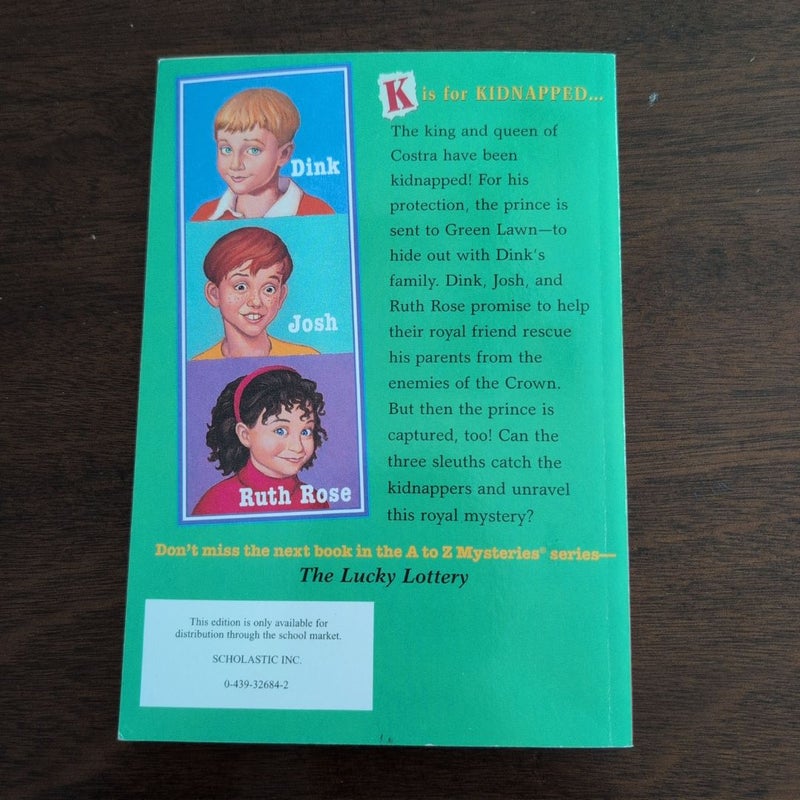 A to Z Mysteries- The Kidnapped King