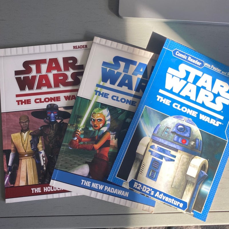 Star Wars: The Clone Wars Kids Book Lot