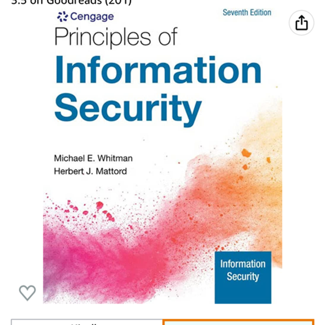 Principles of Information Security