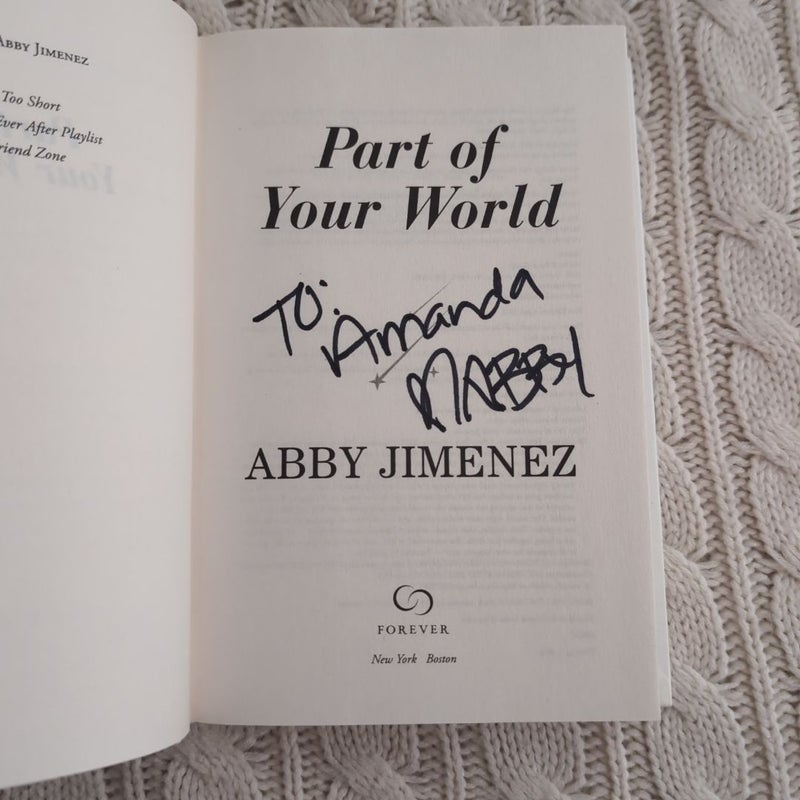 Part of Your World - Steamy Lit Special Edition Signed and Personalized 