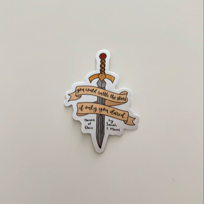 Throne of Glass sticker