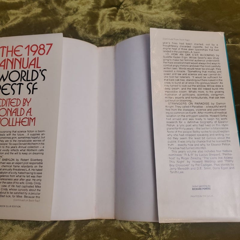 The 1987 Annual World's Best SF