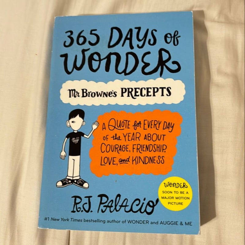 365 Days of Wonder: Mr. Browne's Precepts