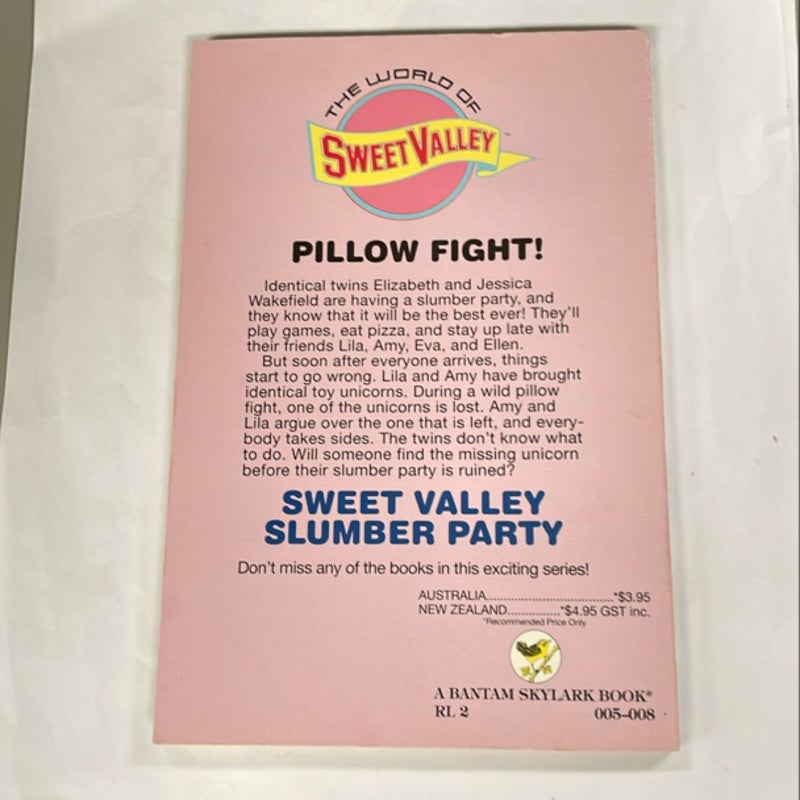 Sweet Valley Kids #22 Slumber Party 