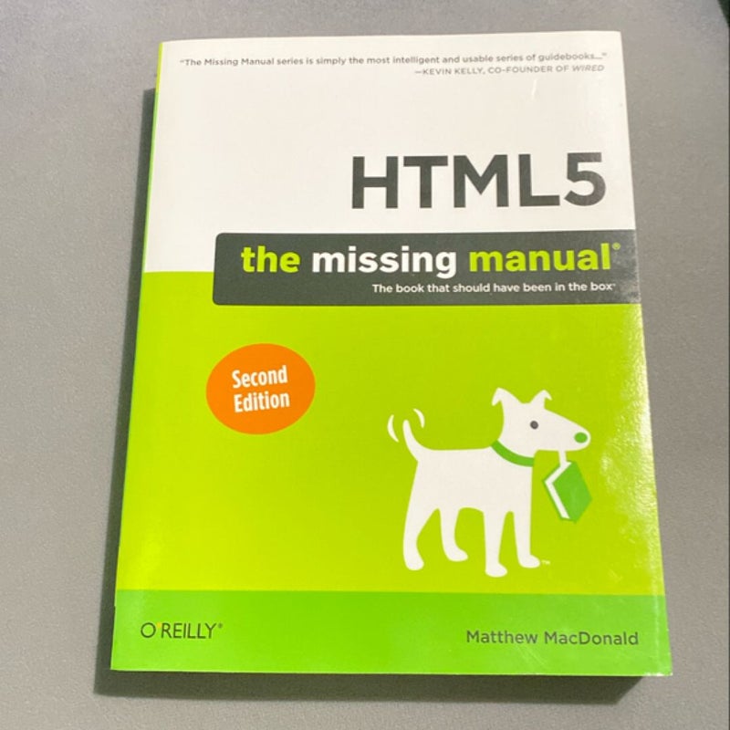 HTML5: the Missing Manual