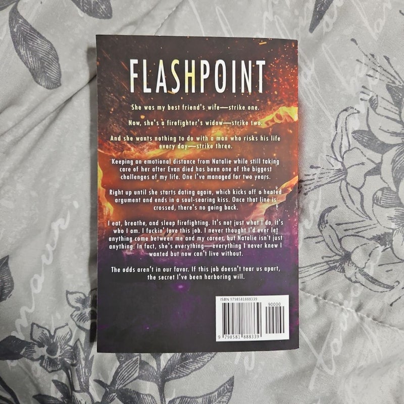 Flashpoint by Skye Jordan signed