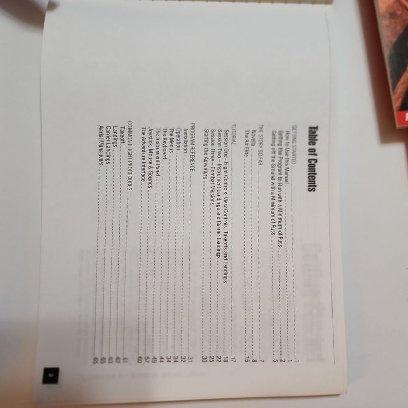 Jetfighter ll manual set 