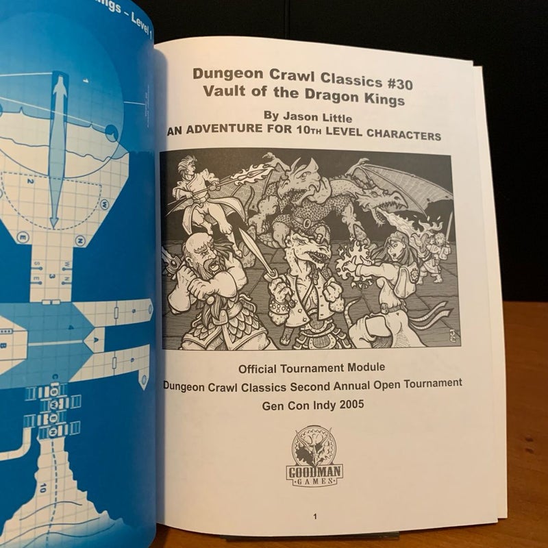 Dungeon Crawl Classics: Vault of the Dragon Kings, d20 Adventure