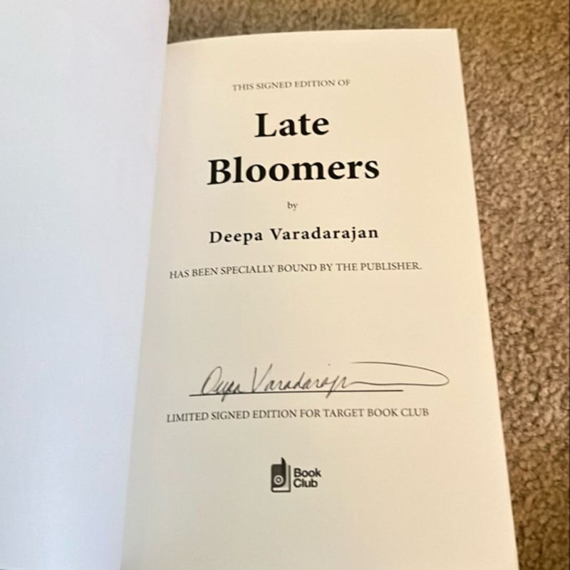 Late Bloomers ( Signed copy) 💥