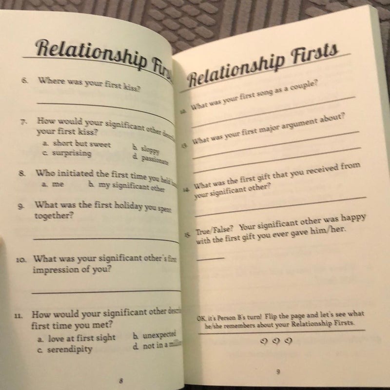 The Quiz Book for Couples