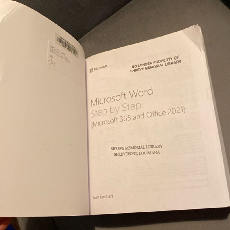 Microsoft Word Step by Step (Office 2021 and Microsoft 365)