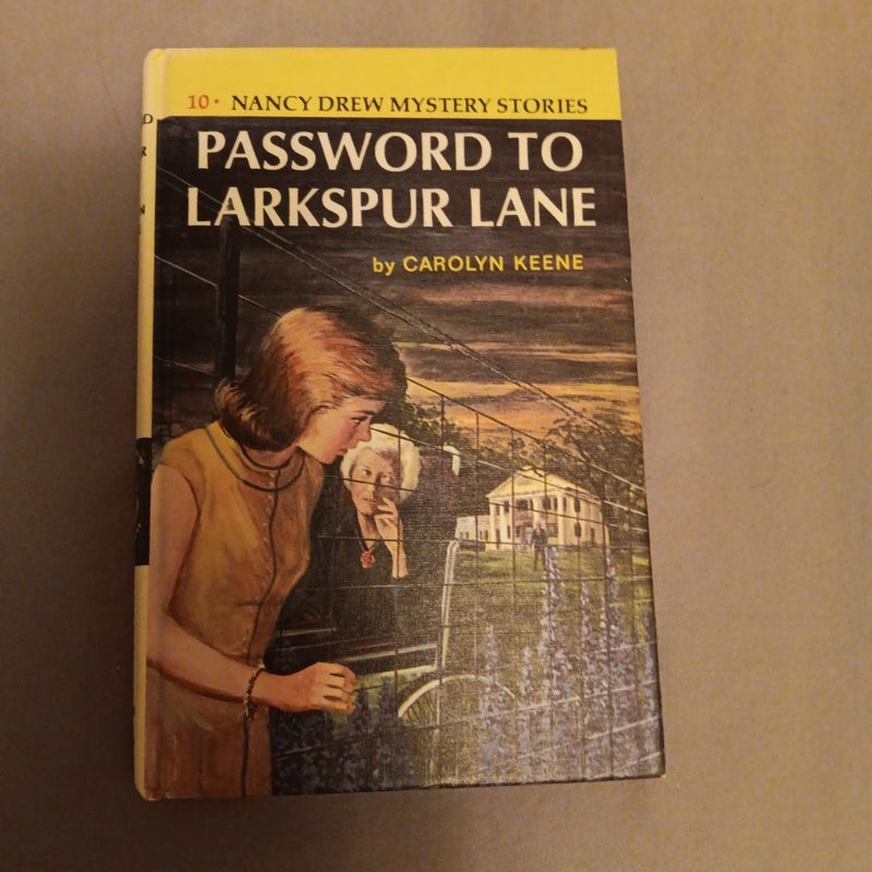 Vintage 1966 Nancy Drew Mystery Password To Larkspur Lane