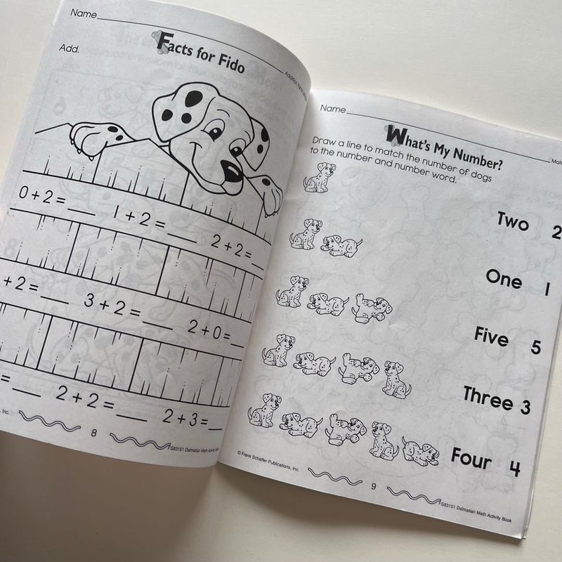 Dalmatian Math Activity Workbook