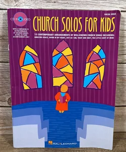 Church Solos for Kids Book/Vocal Solo and Piano Accompaniments