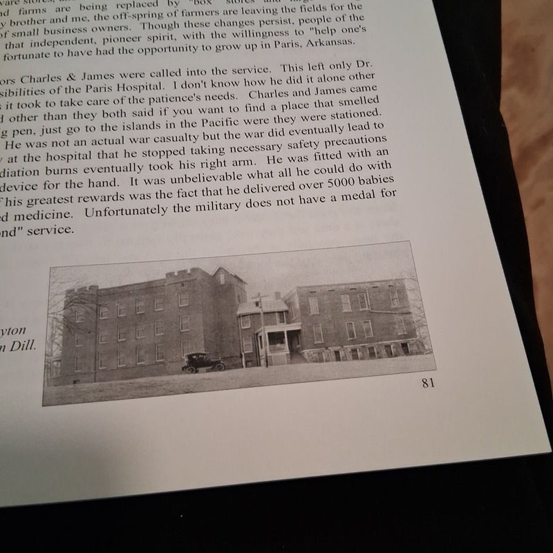 Paris Arkansas and Its People