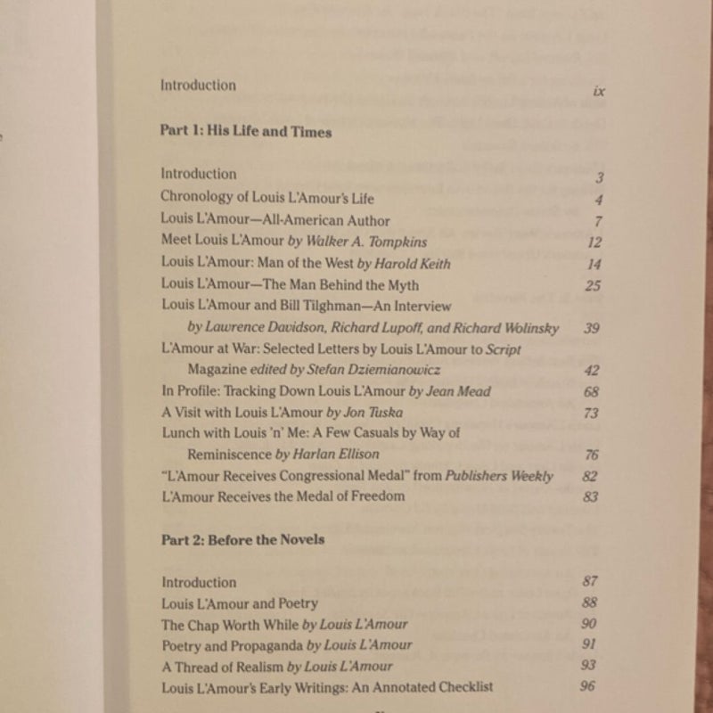 The Louis L'Amour Companion