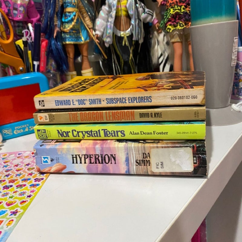 vintage sci-fi book bundle