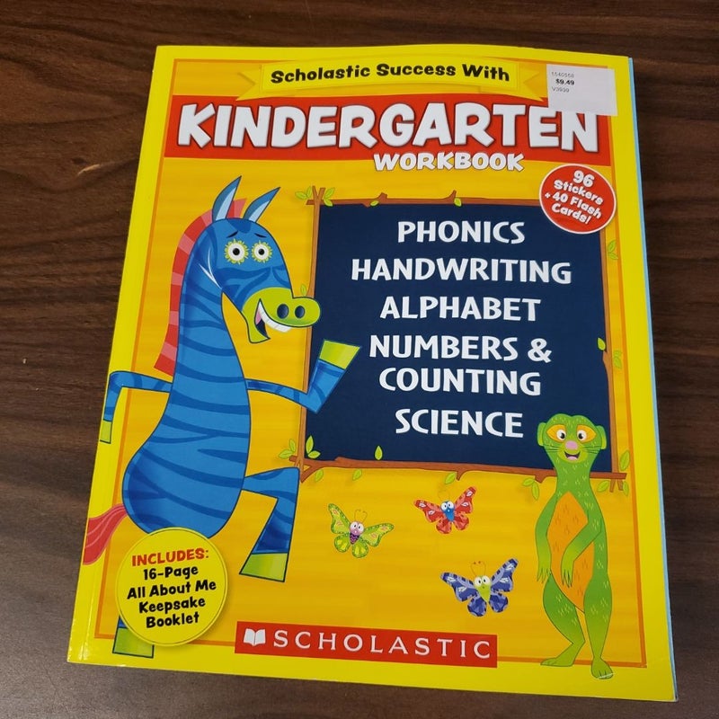 Scholastic - KINDERGARTEN Workbook with Motivational